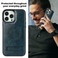 thumbnail image 7 of Decase Strong Magnetic Case for iPhone 13 Mini,Compatible with Mag-Safe,Military-Grade Shockproof PU Leather Slim Phone Case Hidden Kickstand Cover for Apple 13 Mini,blue, 7 of 7