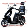 E-Wheels - EW-36 Elite Scooter with Electromagnetic Brakes - 3-Wheel - Black - PHILLIPS POWER PACKAGE TM - $500 VALUE