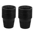 thumbnail image 5 of HEMOTON  50 Pcs Plastic Nursery Pots Plant Nets for Hydroponics Black, 5 of 8