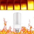 thumbnail image 2 of Led Tomshine  LED Flame Flickering Effect Fire Light Bulb 3 Lighting Modes E27 Base SMD2835  Decorative Atmosphere Lamp for Party Holiday Birthday Gift, 2 of 7