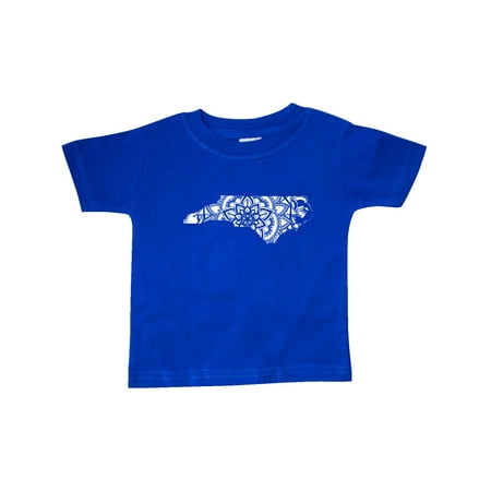 

Inktastic North Carolina Silhouette Mandala Gift Baby Boy or Baby Girl T-Shirt
