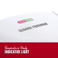 thumbnail image 2 of Spectrum Brands GRP1060P George Foreman 4-Serving Removable Plate & Panini Grill - Platinum, 2 of 5