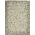 thumbnail image 3 of Nourison Vail Abstract Bordered Ivory/Multi 3'9" x 5'9" Area Rug, (4' x 6'), 3 of 9