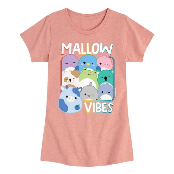 Squishmallows - Mallow Vibes - Youth Girls Short Sleeve T-Shirt