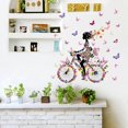 thumbnail image 2 of Flower Fairy Wall Stickers Girl Bicycle Butterfly Wall Decals Baby UBIUO ursery Girl Wall Decals for Kids Room Living Room Wall Decor, 2 of 4