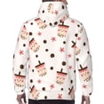 thumbnail image 7 of Lsque Milk Tea Pattern Casual Men's Hoodie,Hooded Sweatshirt with Kangaroo Pocket,Pullover Hoodie-XX-Large, 7 of 7