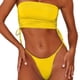 thumbnail image 3 of Traje baño crochet para mujer, top con cuello halter, 3 of 4