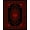Red, Pattern 5, variant on ODIKA 8'x10' Machine Washable Non-Slip Area Rug, Dark Aesthetic Witchy Bath High Traffic Rug, Black, 26493