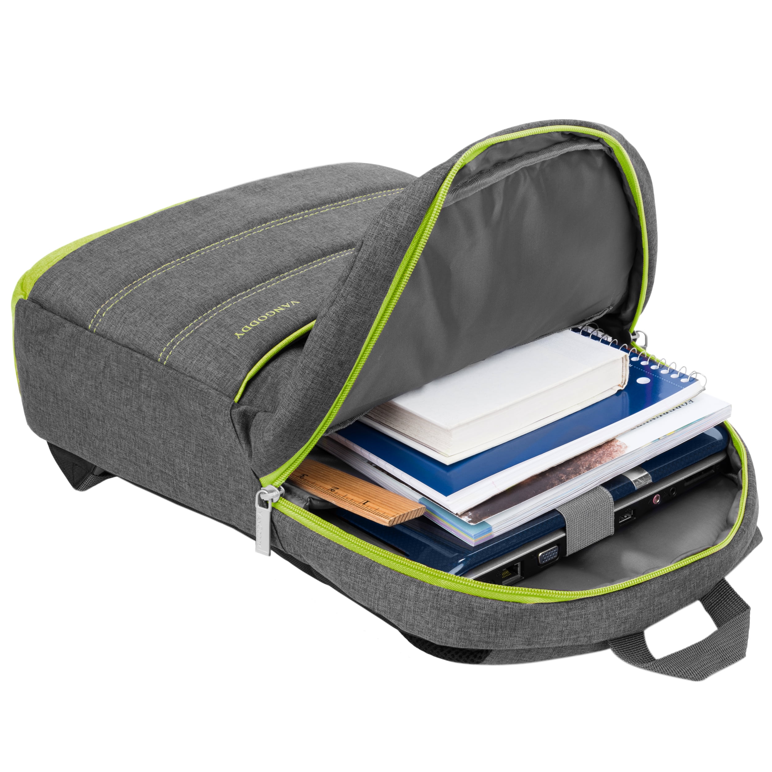 VANGODDY Bravo School Travel Notebook Nylon Backpack fits 13, 13.3, 14, 15, 15.6 Inch Laptops / Ultrabooks / Notebooks