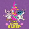 thumbnail image 2 of Girl's Lilo & Stitch One More Sleep Graphic Tee Purple Berry Large, 2 of 4