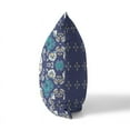 thumbnail image 2 of Foliage Frenzy Throw Pillow with Removable Cover in Blue 16x16, 2 of 6