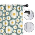 thumbnail image 4 of Blackout Kids Curtains,Teal Daisy Flower Big Blooms Pattern Childrens Insulated Curtains Set Of 2,Bedroom Essentials,Toddler Room Decor 42"x54", 4 of 5