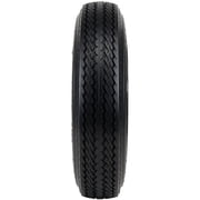 Hi-Run SU02 4.80-12 4PR Trailer Tire & 12X4 5-4.5 White Wheel Assembly