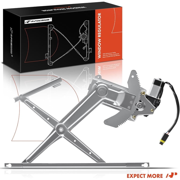 A-Premium Front Right Power Window Regulator With Motor For Dodge Ram 1500 / 2500 (2009-2012)