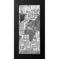 thumbnail image 2 of Kimberly, Allen 13x24 Black Modern Framed Museum Art Print Titled - World Tryptich 2, 2 of 5