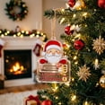 thumbnail image 5 of A Few For Christmas Crystal Acrylic Money Holder Ornament, Transparent Santa Hanging Decor for Christmas Acrylic Ornament with Festive Quote, Suitable for Tree, Mantel, or as Creative Gift Tag, 5 of 7