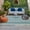 Blue Green, variant on Orange Floral Outdoor Rug 5x7 Ft, Non Slip Washable Area Rug, Country Boho Ethnic Art Flowers Motifs Patio Rugs Carpet Runner, Large Floor Mat for Indoor/Outdoor Deck Porch Camping