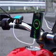 thumbnail image 3 of Riwesomey de coche de 12-24V con voltímetro Digital enchufe de de vehículo USB Dual IP66 adaptador de carga de coche impermeable para Automoción decorativa y accesorios No.1 Riwesomey VI009159-01, 3 of 6