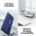 thumbnail image 6 of Samsung Z Fold 4 Case with Hinge Protection, Fold 4 Phone Case Magnetic Hinge Cover Built-in Screen Protector Kickstand Full Body PC Protective Case for Samsung Galaxy Z Fold 4 - Black, 6 of 13