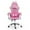 Pink White, variant on ALEAVIC Gaming Chair Height Adjustable Swivel Computer Chair, Blue