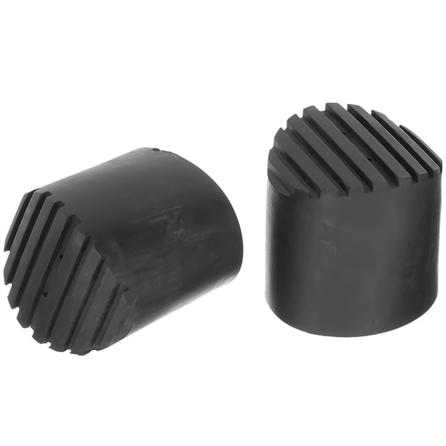 IFANLANDOR 2Pcs Non Slip Ladder Rubber Feet Covers Black Protective Pads for Home Ladder Safety