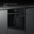 thumbnail image 2 of Nuur - Horno Empotrable Electrico Pro 81 Litros con Airfryer, Panel TFT Tactil WiFi, 20 Funciones, Limpieza con Vapor (Steam Clean), Conveccion, Puerta Triple Vidrio, Negro - HOELEC60PRO, 2 of 6