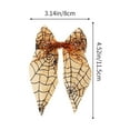 thumbnail image 3 of Halloween Hair Bow Clips Cute Spider Web Printed Hairbands with Bows Hair Accessories Infant Hair Clips Party Bowknot Hairpins Barrette for Baby Girl Toddler Hair Styling, 3 of 6