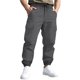 thumbnail image 2 of Ceisia Men's Spring Summer Casual Sports Gift Work Pants - Loose Straight Leg Multi-Pocket Drawstring Elastic Waist Outdoor Pan ts, 2 of 8