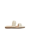 thumbnail image 4 of Time and Tru Women's Braided Two Band Sandals – Wide Width Available, 4 of 6