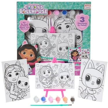 Gabby's Dollhouse Canvas Activity Set For Children 6 