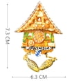thumbnail image 2 of Reloj de cuco Munich con imán para nevera, 3D, resina, 60 g, 2 of 3