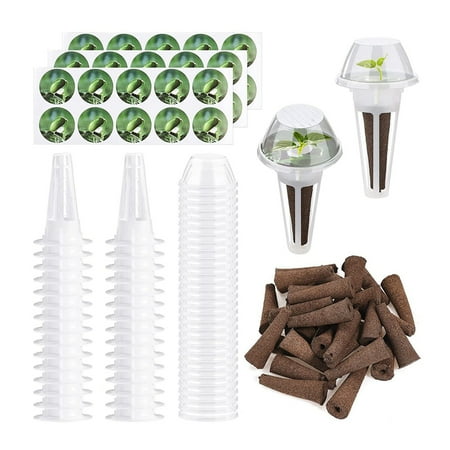 

Accessories Plant Pod Kit Including 30 Pieces Plant Grow Sponges 30 Pieces Labels for Seed Starting System