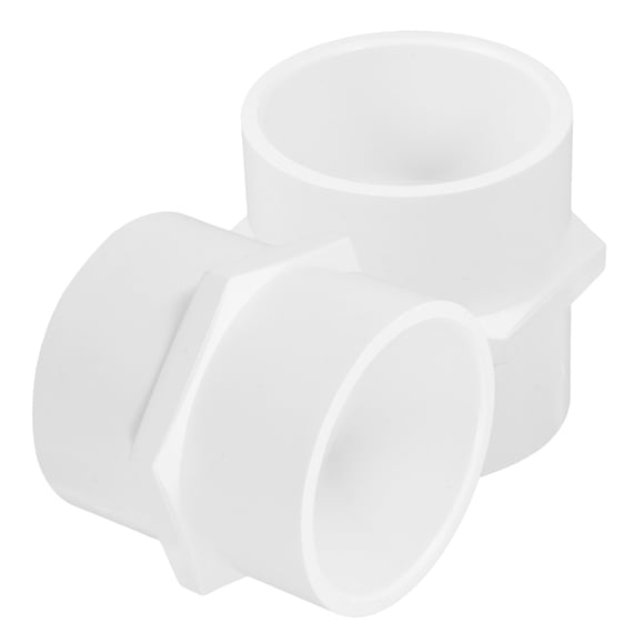 Raindrops 2Pcs Pvc Pipe Coupling for Pressure Distribution in Plumbing