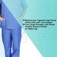 thumbnail image 3 of M&M SCRUBS Men's Scrub Set Medical Scrub Top and Pants, 3 of 6