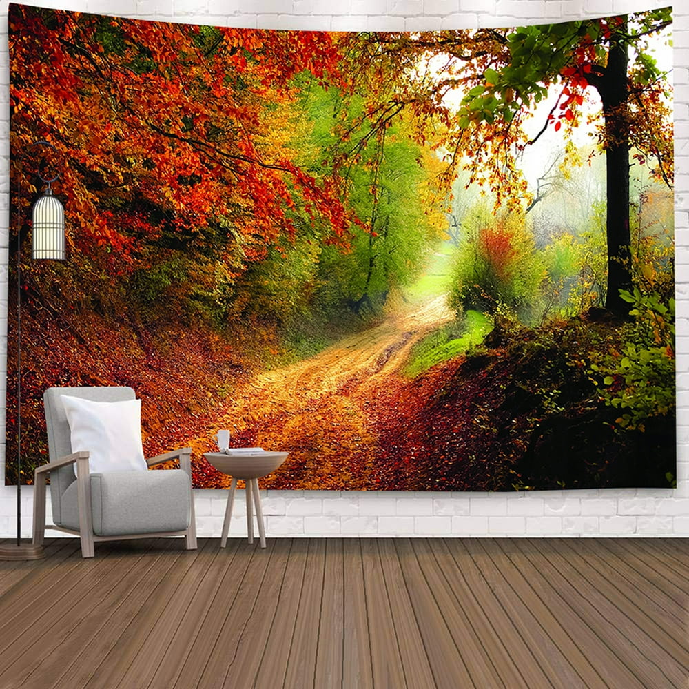 COUTEXYI Tapestry, Wall Hanging Nature Landscape Tapestry for Home