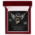 thumbnail image 1 of To Mom Remembrance Message Guardian Angel Forever Necklace w Message Card, 1 of 8