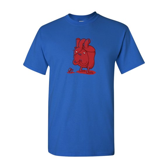 Randy Otter Heart Attack DT Adult T-Shirt Tee