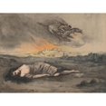 thumbnail image 3 of Max Alexander Alandt 24x19 Black Modern Framed Museum Art Print Titled - Lying Woman and Flying Rider with Torch (1914), 3 of 5