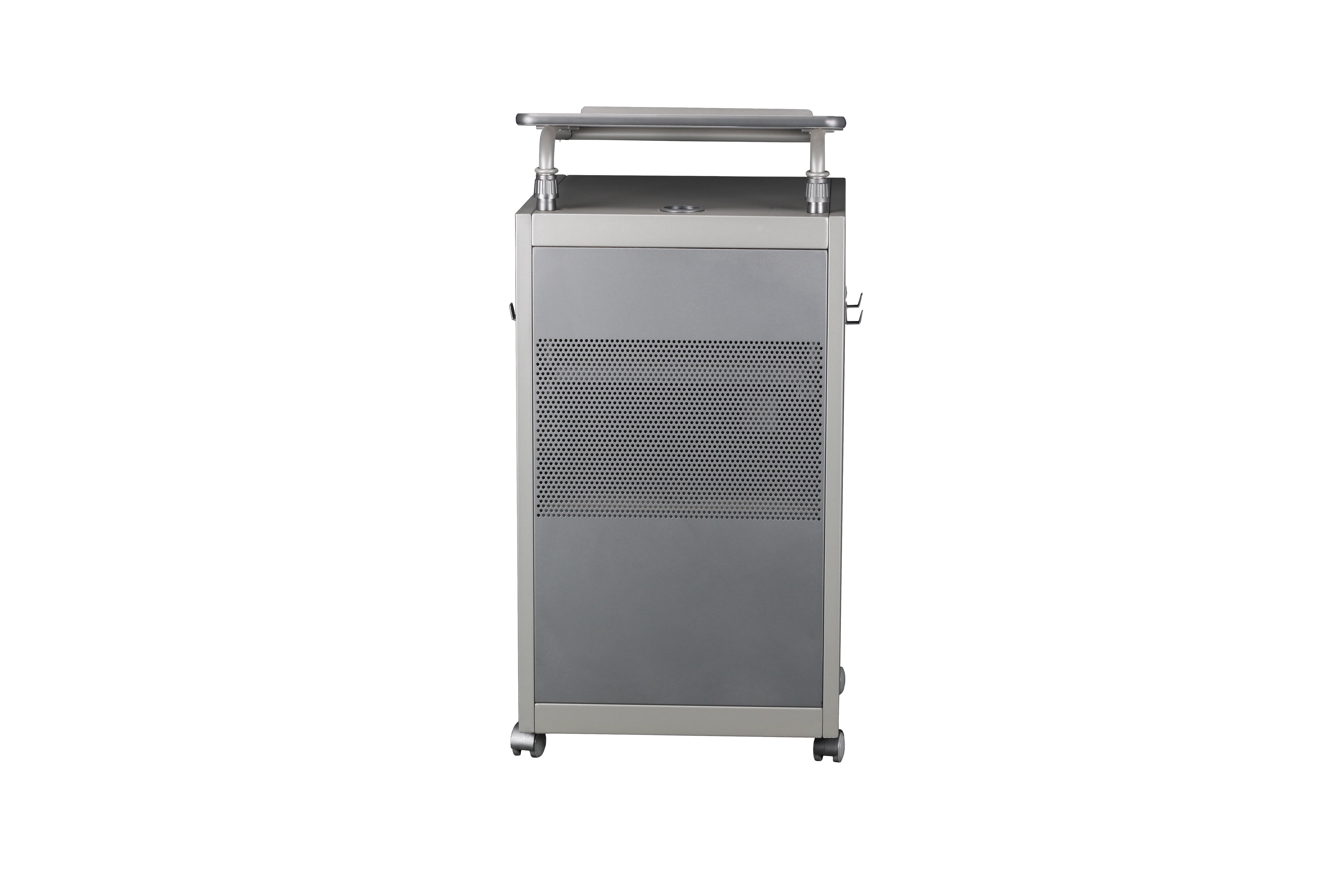 Hampden Furnishings EDU Podium Mobile Lectern, Charcoal Slate and Black