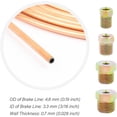 thumbnail image 4 of 25Ft of 3/16 Brake Line Kit Includes 16 Inverted Flare Brake Line Fittings,Brake Line Flaring Tool Kit for Repair of Brake Systems,Universal Brake Line Repair Kit for Car SUV, 4 of 6