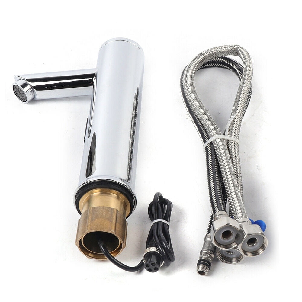 DENEST Automatic Sink Sensor Tap Infrared Water Bathroom Basin Faucet with Control Box