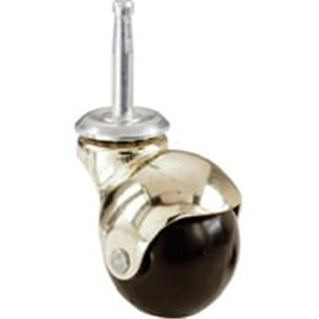 Shepherd Hardware 7421993 Roulette de Tige à Capuchon en Laiton Brillant