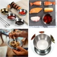 thumbnail image 5 of 4pcs Acier Inoxydable Trempette Bols, Mini Assaisonnement Plats Épices Bols, Assiettes d'Entrée (Or), 5 of 5