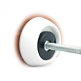 thumbnail image 1 of Protector de pared para puertas a presión vmaisi WS-04White, paquete de 4 unidades, blanco, 1 of 9
