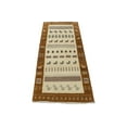 thumbnail image 2 of Caramel Brown Tribal 3X6 Indo-Gabbeh Oriental Rug, 2 of 11
