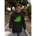 thumbnail image 2 of Cute Dinosaur Hoodie Juniors -Image by Shutterstock,  Small, 2 of 4