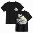 thumbnail image 3 of NOLDARES Girls Short Sleeve print T Shirts Athletic Crewneck Basic Tees for Kids(Black,5-6 Years), 3 of 6