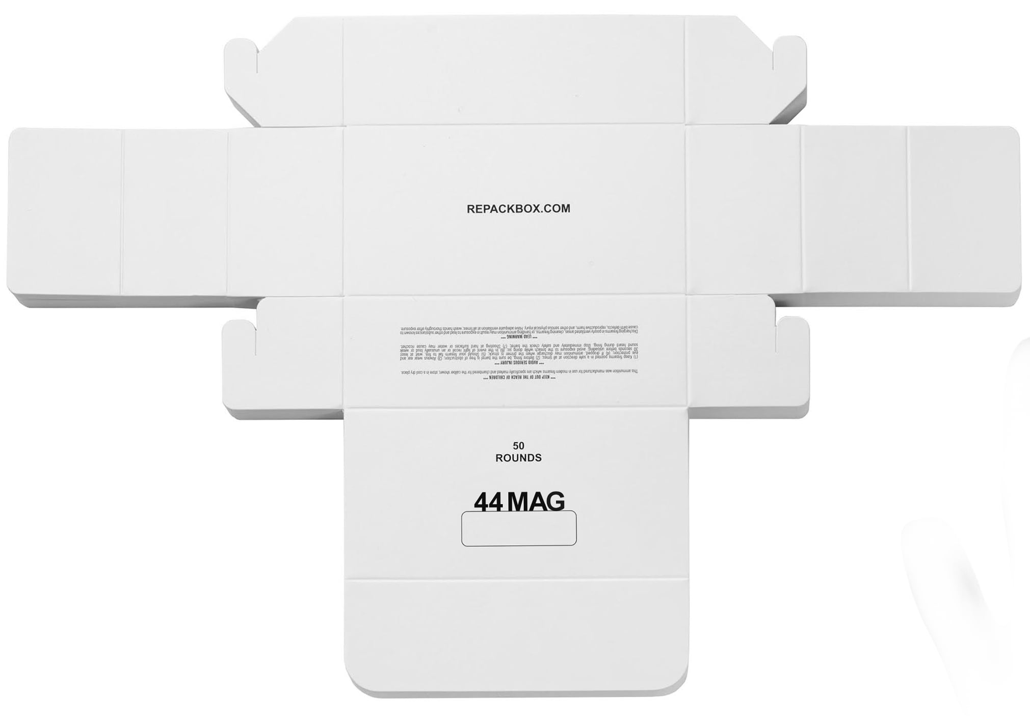 REPACKBOX® 3 SAMPLE BOXES Military Cardboard 44 MAGNUM Ammo Box