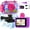 Purple, variant on GKTZ Waterproof Kids Camera Underwater 180° Rotatable Digital Toys Camera 20MP Unisex Gift