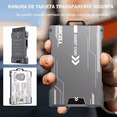 thumbnail image 4 of Cartera Rfid Hombre Tarjetero Billetera Fibra De Carbono Negro, 4 of 5